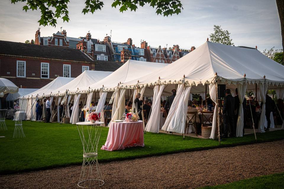 Main lawn tent