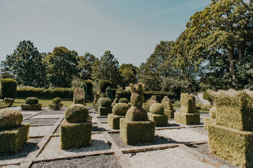 Landscaped garden