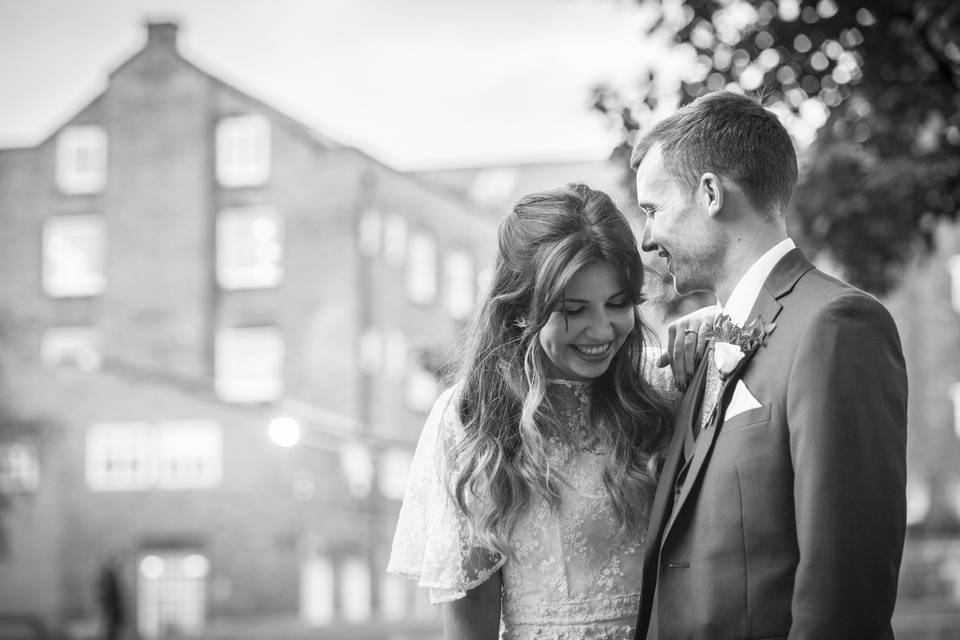 Bw bride and groom