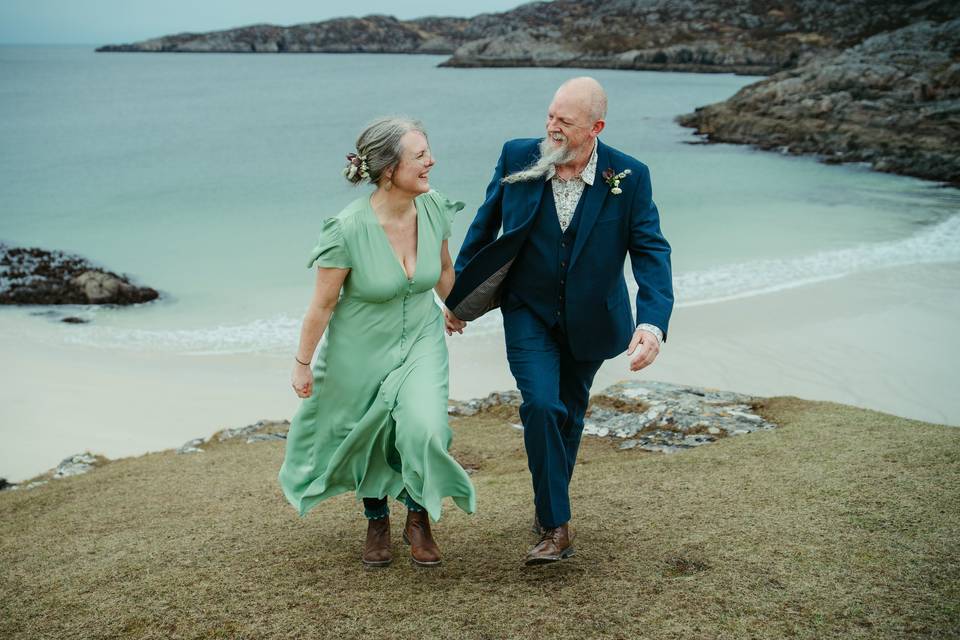 Achmelvich Beach Wedding