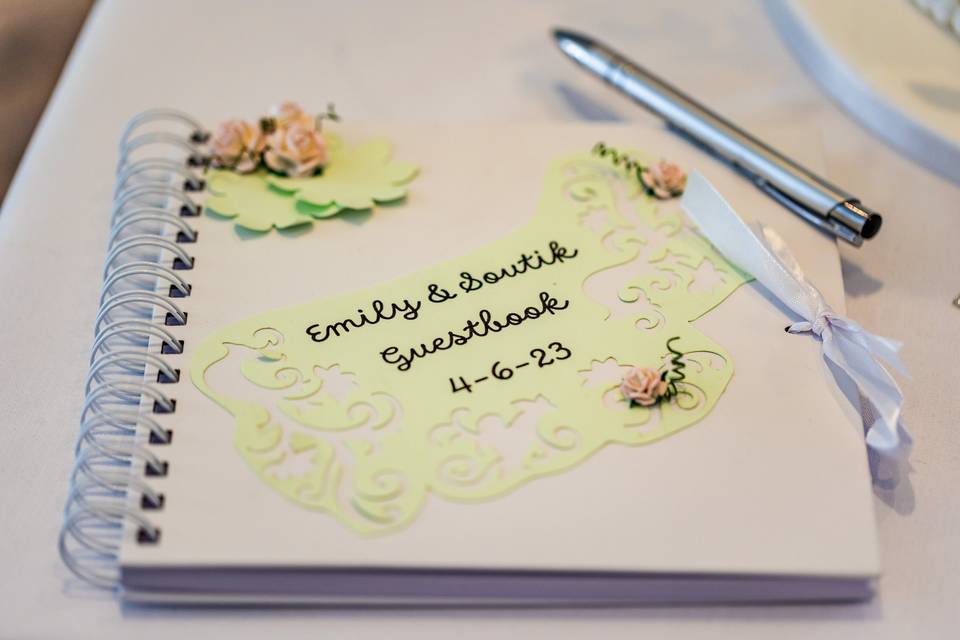 Sweet guestbook