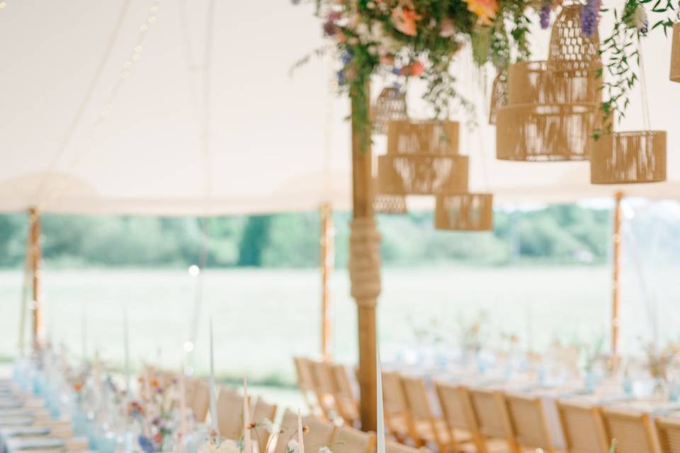 Sailcloth marquee weddings