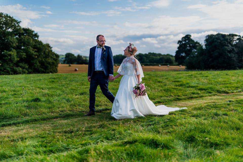 Couple walking