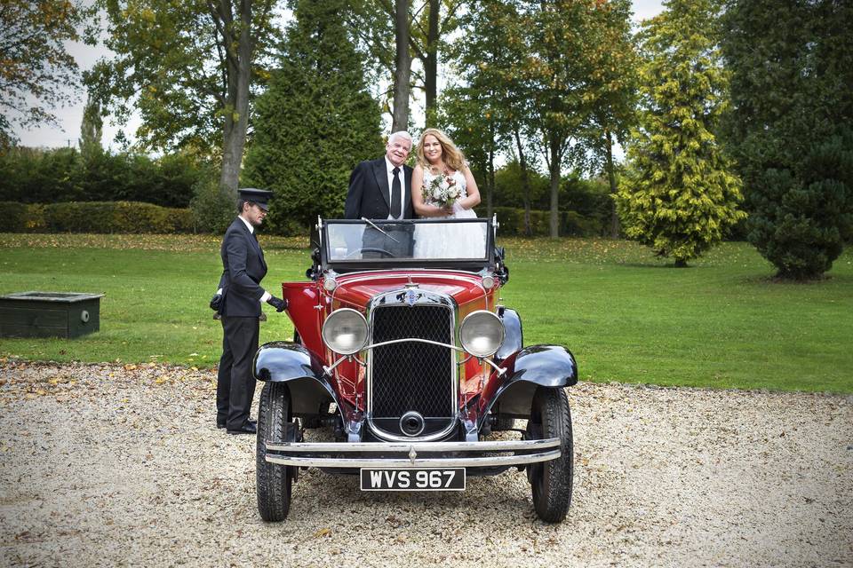 Chevrolet 1930s wedding car