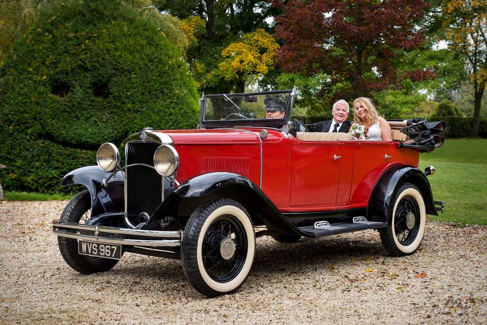 Chevrolet 1930s wedding car