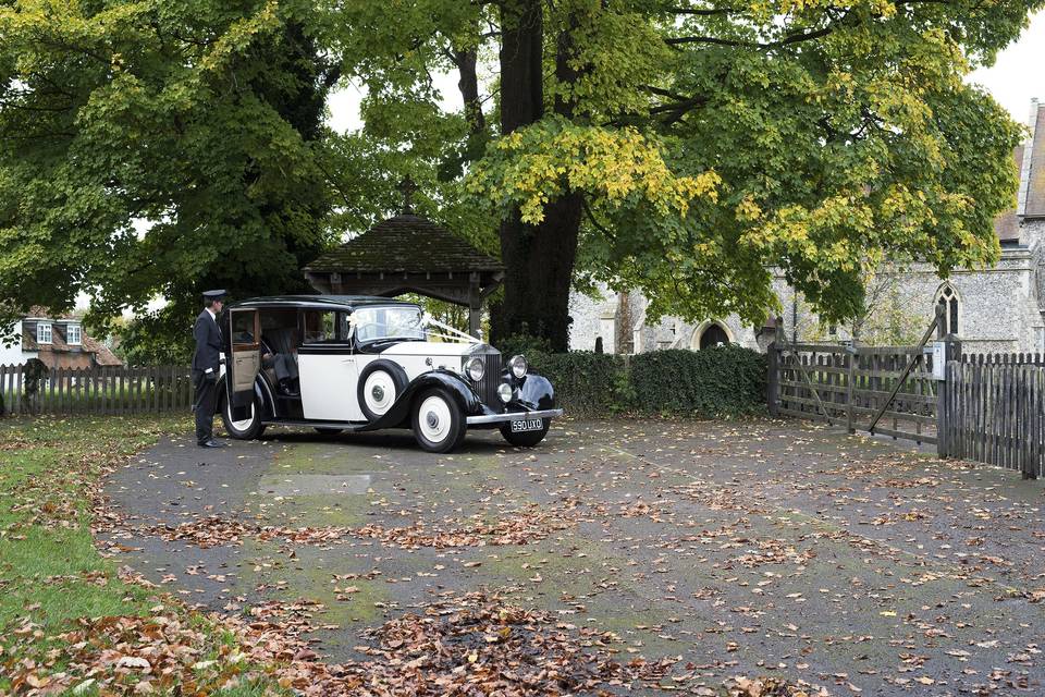 Vintage Rolls Royce wedding