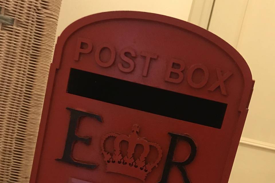 Personalised Post Box Label