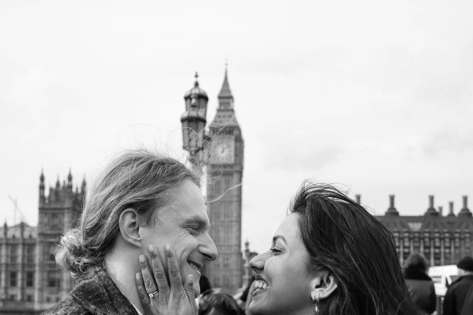 Engagement shoot in London
