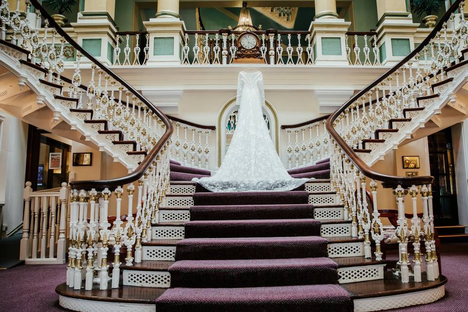 Staircase and Dress