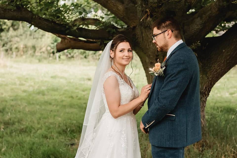 The lovely couple