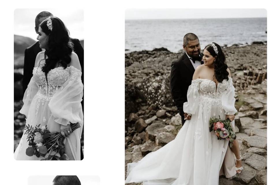 Elopement bride H&M by Rebecca