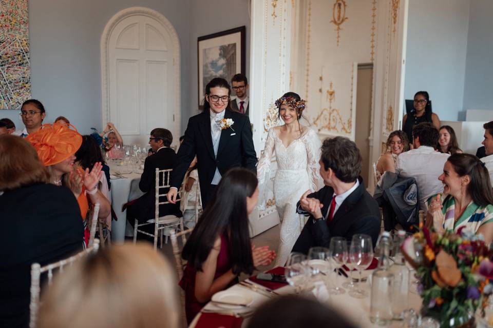Bride and groom entrance