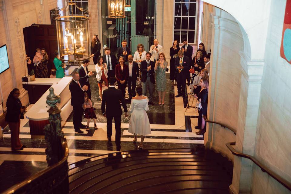 Drinks reception, No11 Lobby