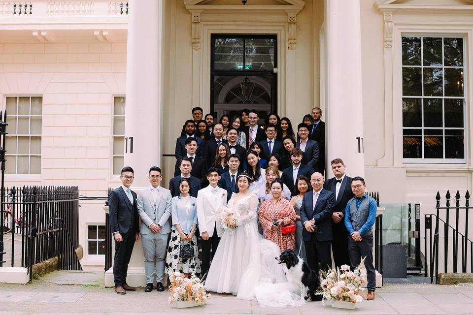 Family picture, No11 entrance