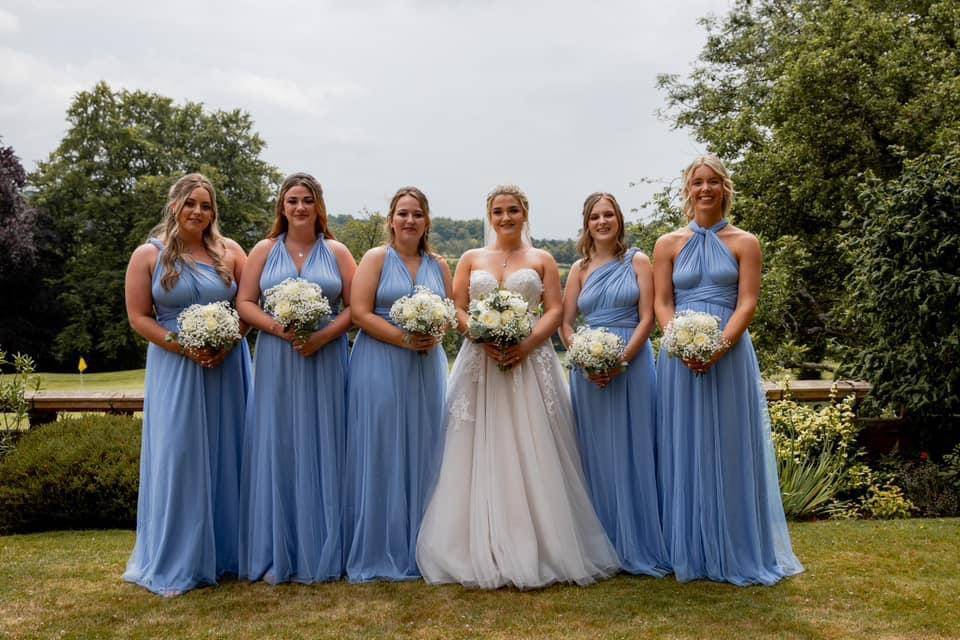 Beth and her bridesmaids