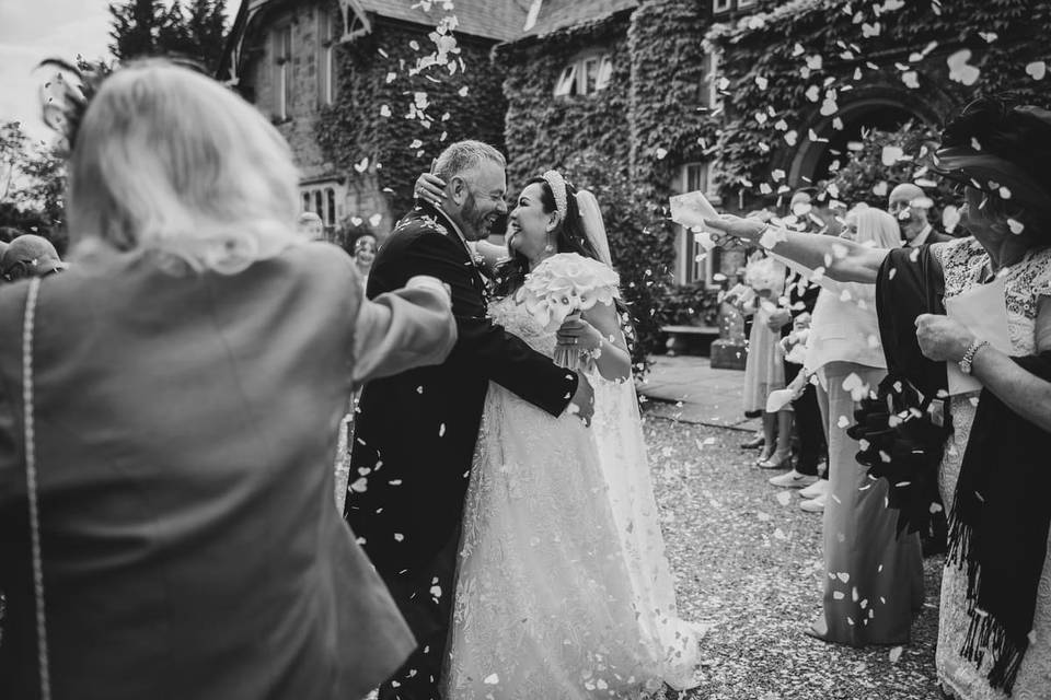 Rona and Barry, Mitton Hall