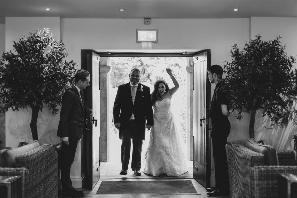 Rona and Barry, Mitton Hall