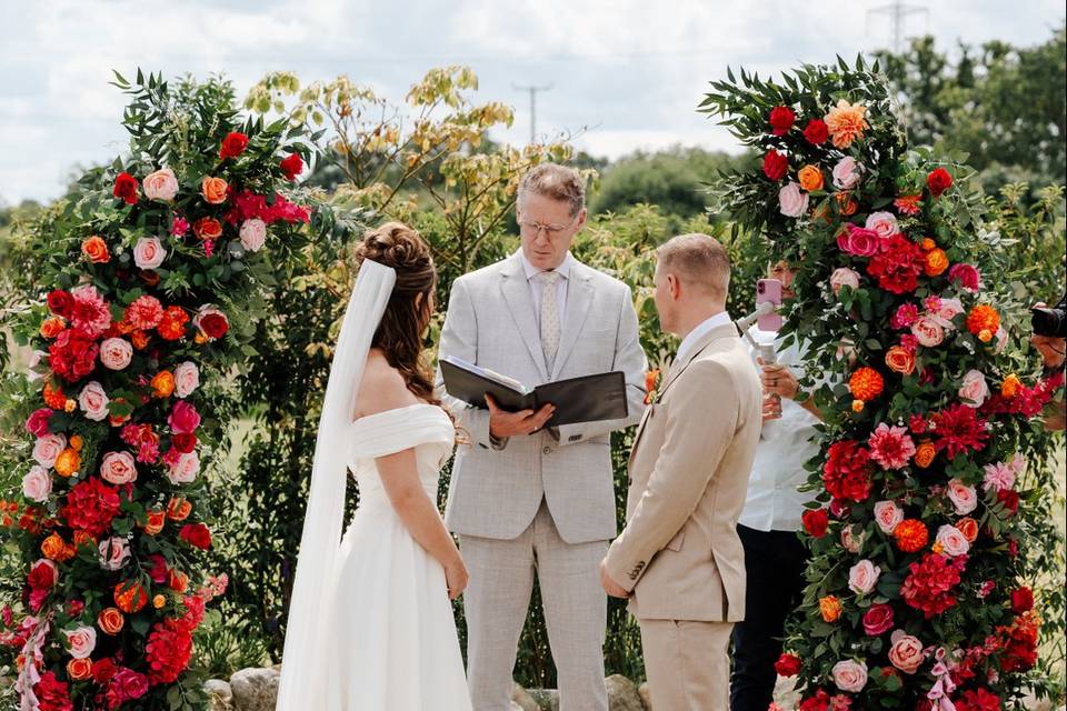 Outdoor ceremony