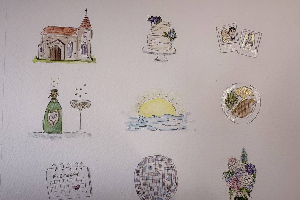 Wedding Illustrations