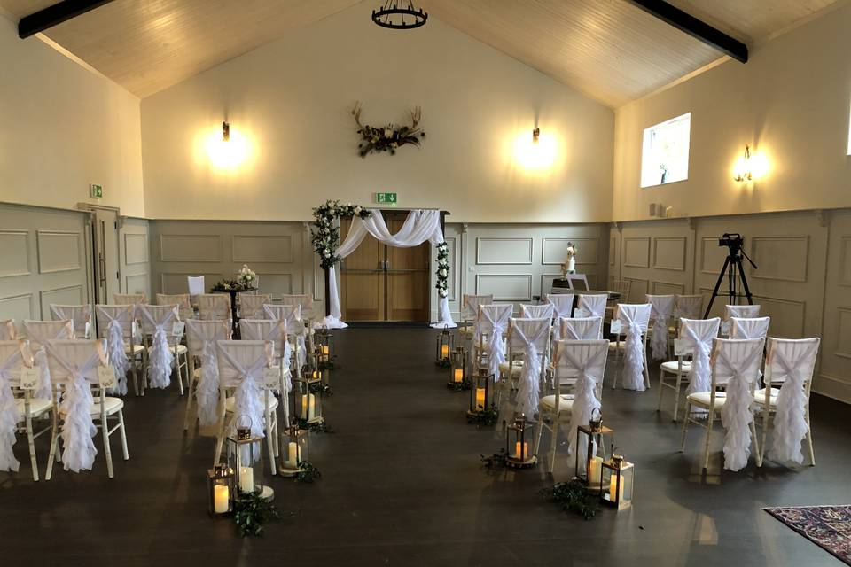 Indoor ceremony