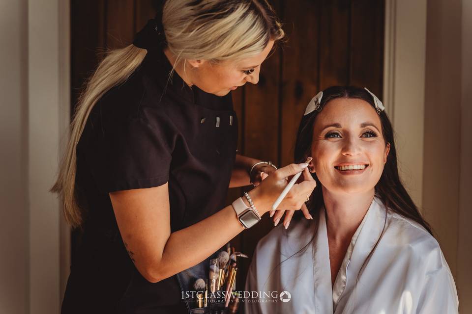 Bride prep