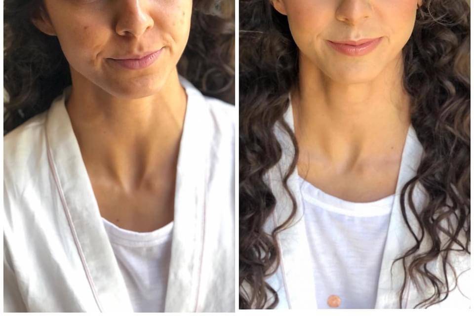 Bridal before & after