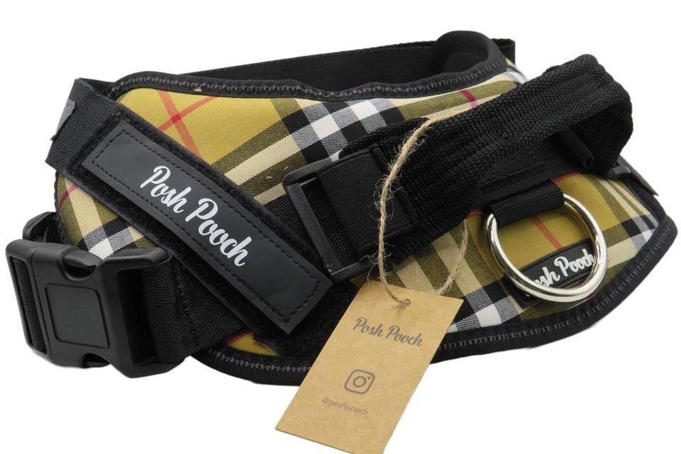 Plaid Dog Harness