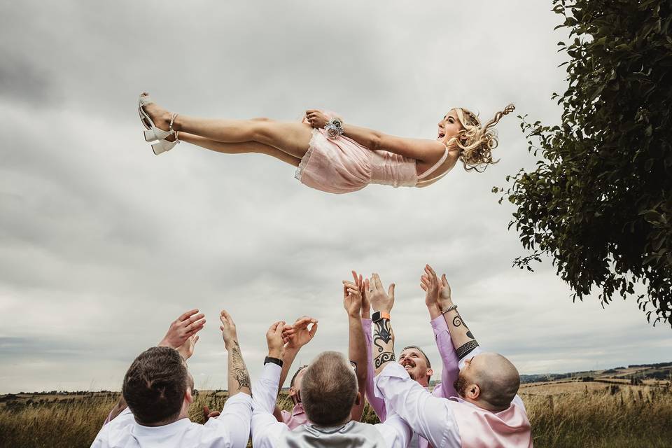 Trusting drunk groomsmen