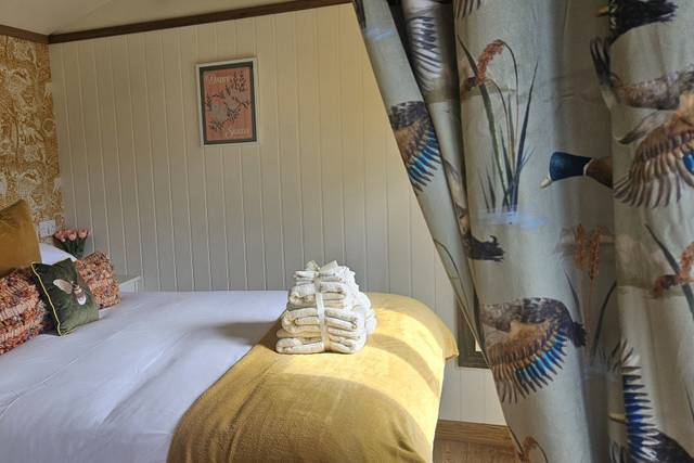 Bedroom in hut