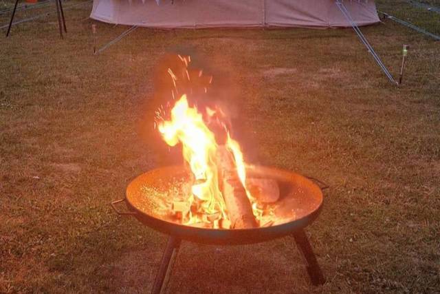 Fire pits allowed