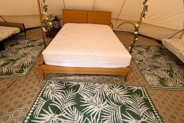Bell tent interior