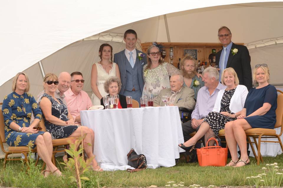 Family group capri marquee