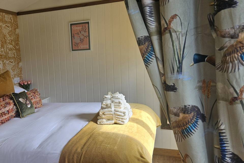 Bedroom in hut
