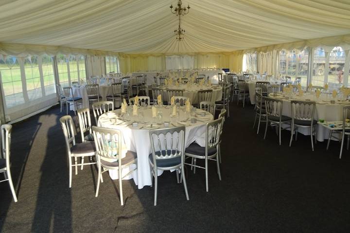 Marquee suitable for 150 guests