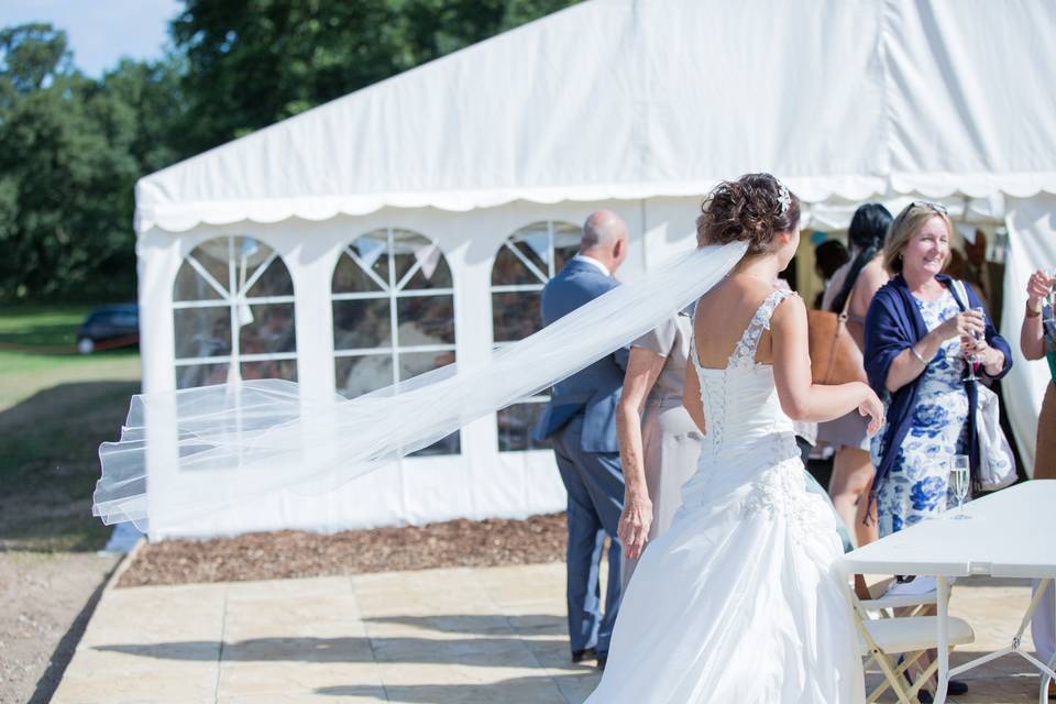 Amy & Shane marquee