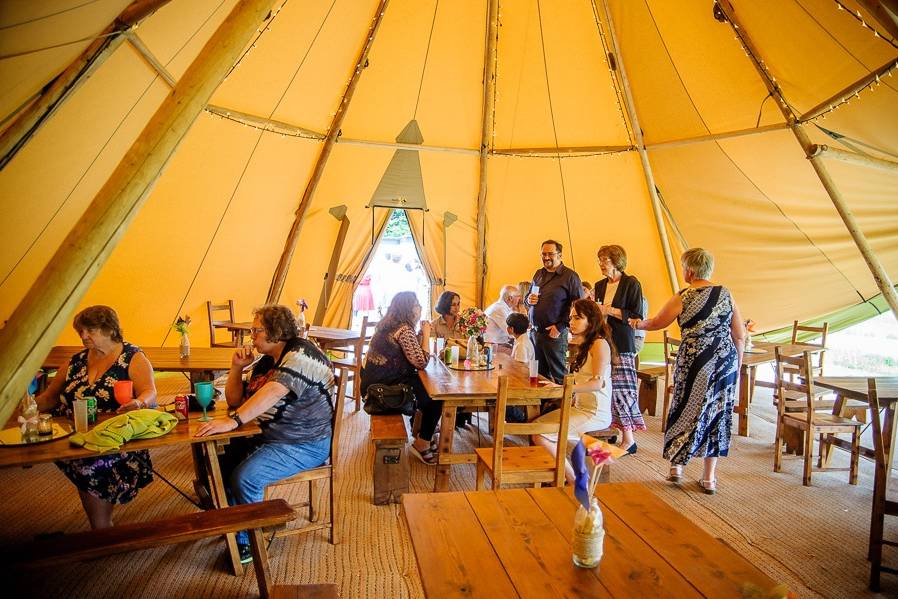 Dining area tipi