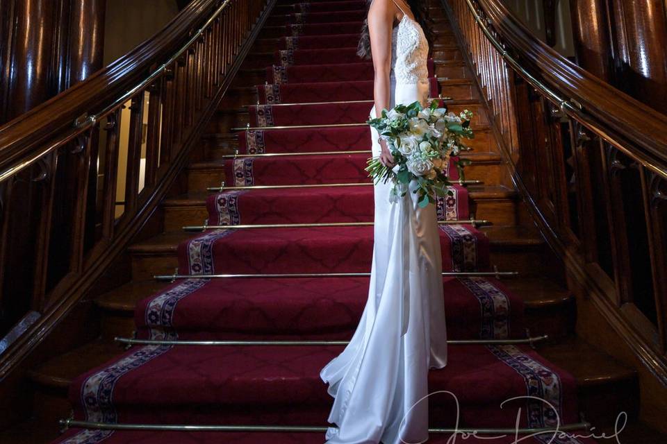 Bride at Allerton Castle