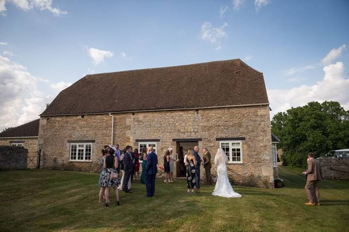 Outside The Grange Barn