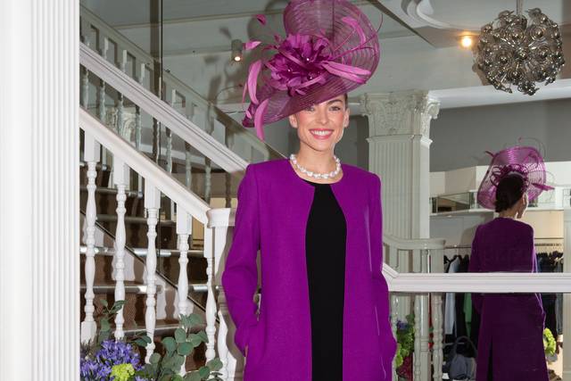 Bespoke wear with fascinator