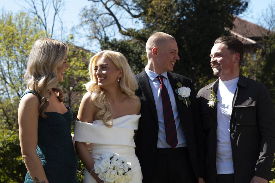 Wedding Group Candid