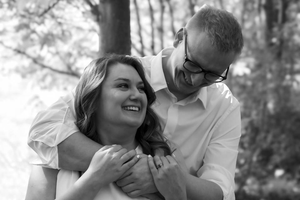 B&W Engagement Shoot 3