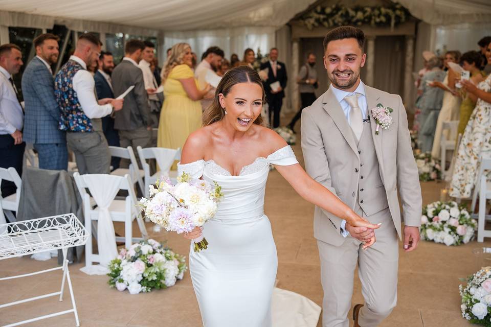 Dancing down the aisle