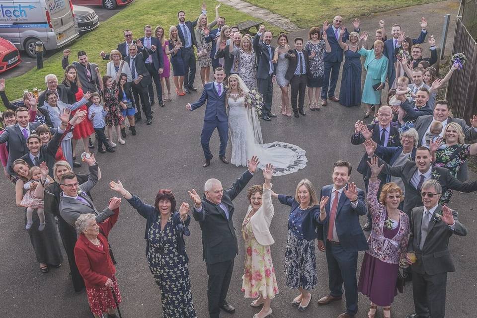 Group Photos of the wedding party