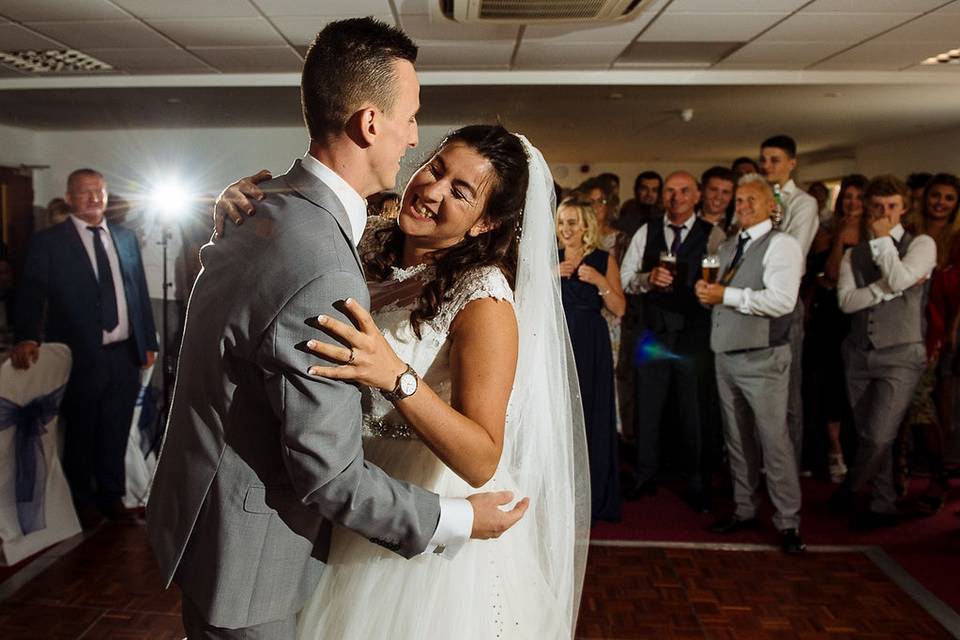 First dance smiles