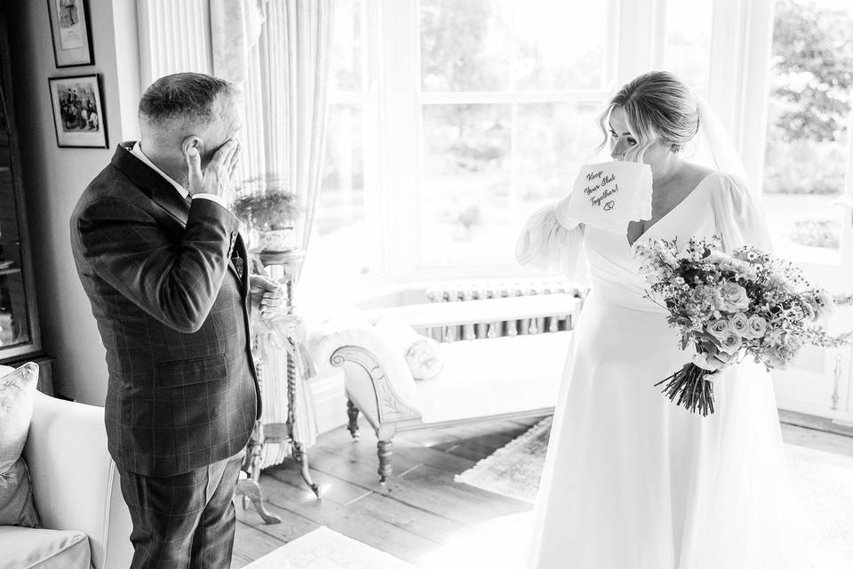 Happy tears on your wedding