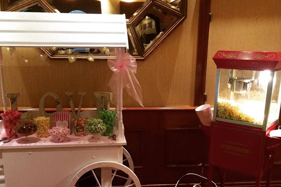 Sweet cart & popcorn