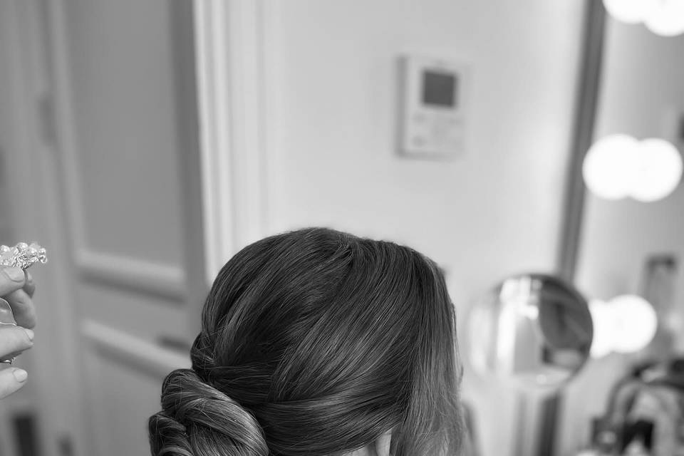 A classic updo