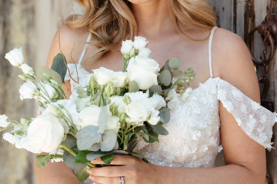 Bride hair and makeup