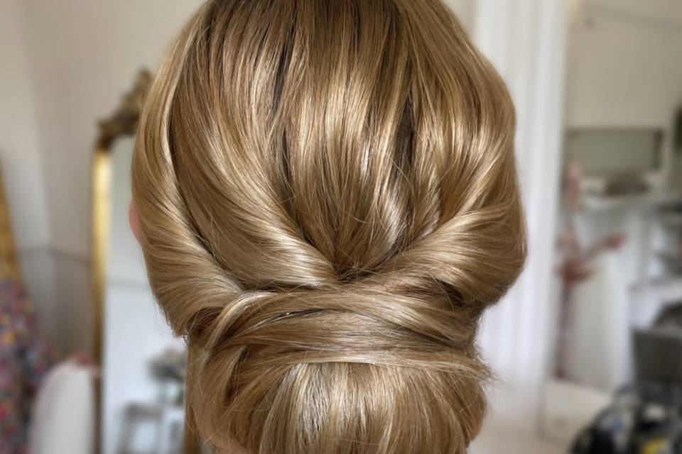 Bridal updo