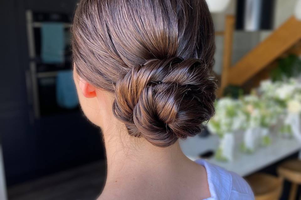 Bridal bun